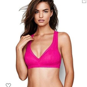 Victoria secret Fuchsia lined racerback Bralette